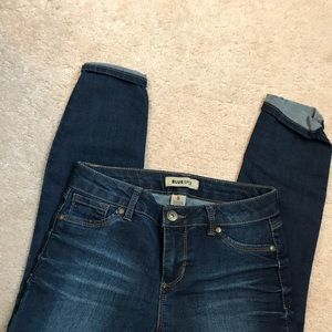 Blue Spice high waisted skinny capris- size 5